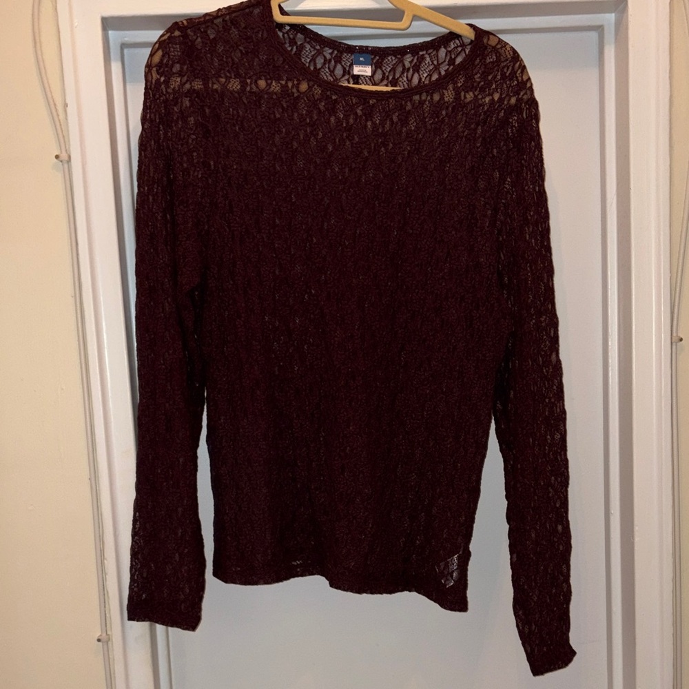 Old Navy Lace Knit Top